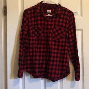 Warm fuzzy Red and black flannel